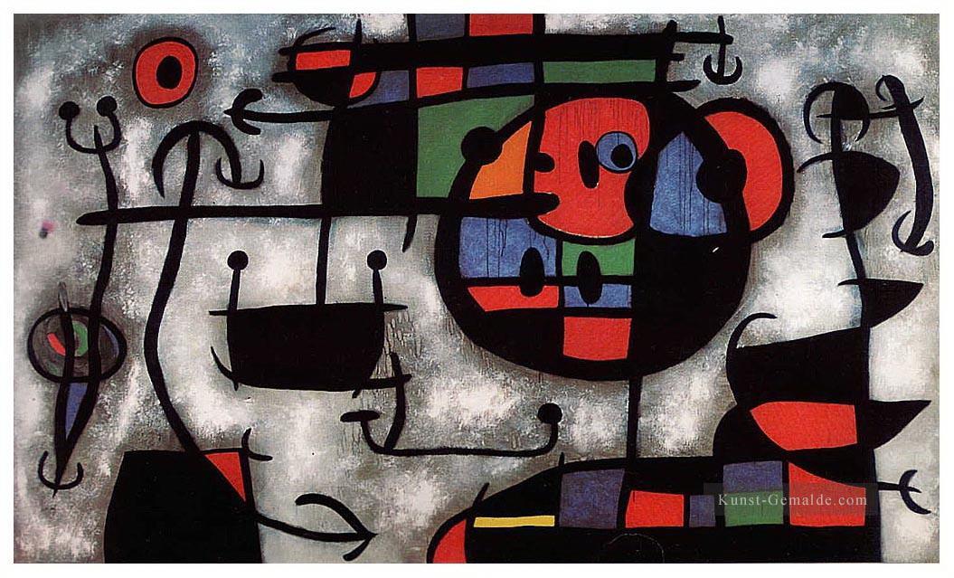 Die Skikurs Joan Miró Ölgemälde